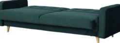 Sofy I Kanapy|Sofy Rozkładane-Bodzio Sofa Sewilla (plusz zieleń)