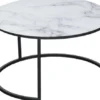 Stoliki|Stoliki-CN-132 Stolik kawowy 80cm Marbi 3 (biały-marmur)