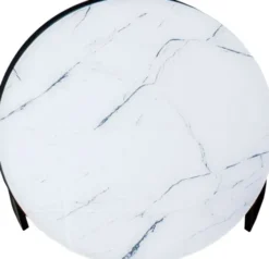 Stoliki|Stoliki I Ławy Do Salonu-CN-160 Stolik kawowy 80 cm Marbi 9 (biały-marmur)