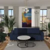 Stoliki|Stoliki-CN-132 Stolik kawowy 60cm Marbi 3 (czarny-marmur)