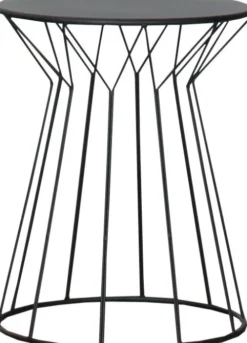 Stoliki|Stoliki-CN-101 Stolik metalowy Ravia 12 (czarny)