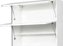 Szafki Kuchenne Wiszące|Szafki Kuchenne-Bodzio Szafka 80 górna dzielona Kampara (Biały lakier/Biały)