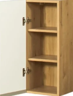 Szafki Kuchenne Wiszące|Szafki Kuchenne-Bodzio Szafka 30 górna lewa Monia (biały połysk/dąb Soma ciemny)
