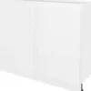 Szafki Kuchenne Narożne|Szafki Kuchenne-Bodzio Szafka narożna dolna-prosta lewa Kampara (Biały lakier/Biały)