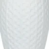 Wazony, Doniczki I Kosze Na Kwiaty-CN-164 Wazon ceramiczny Konti 26 (biały/złoty)