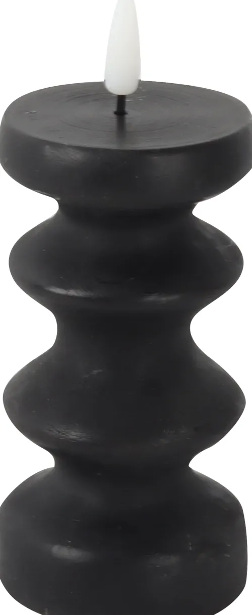 Lampki Nocne, Lampiony I Świece-CN-216 Świeca LED mała Soho 7 (czarny)