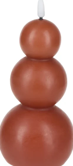 Lampki Nocne, Lampiony I Świece-CN-263 Świeca woskowa LED Cozy Light 57 (jasny brąz)