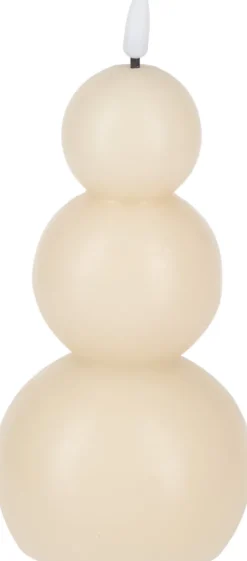 Lampki Nocne, Lampiony I Świece-CN-263 Świeca woskowa LED Cozy Light 57 (kremowy)