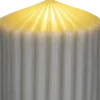 Lampki Nocne, Lampiony I Świece-CN-257 Świeca woskowa LED mała Cozy Light 52 (szara)