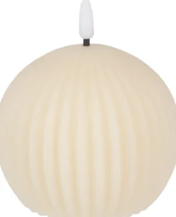 Lampki Nocne, Lampiony I Świece-CN-263 Świeca woskowa LED mała Cozy Light 58 (kremowy)