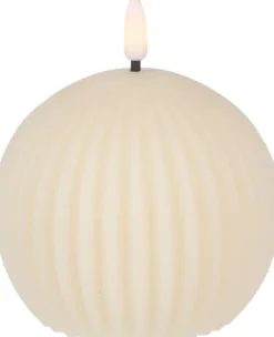 Lampki Nocne, Lampiony I Świece-CN-263 Świeca woskowa LED mała Cozy Light 58 (kremowy)
