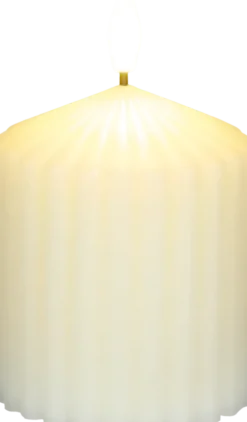 Lampki Nocne, Lampiony I Świece-CN-257 Świeca woskowa LED mała Cozy Light 52 (kremowa)