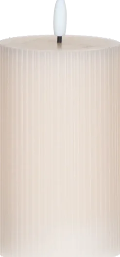 Lampki Nocne, Lampiony I Świece-CN-257 Świeca woskowa LED średnia Cozy Light 55 (jasnoróżowa)