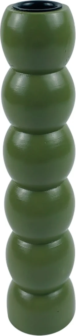 Świeczniki Loftowe|Dekoracje - Ozdoby-CN-218 Świecznik duży Toscana 46 (oliwkowy)