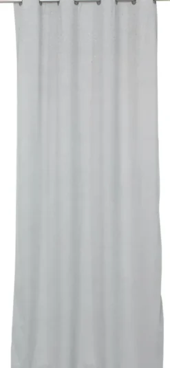 Firany I Zasłony-CN-58 Zasłona Kosino 3 (szary welwet/cyrkonie)