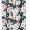 Firany I Zasłony-CN-55 Zasłona Peony (czarna w kwiaty)