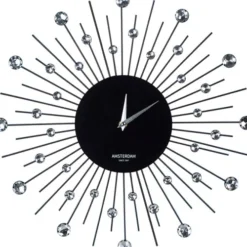 Zegary Metalowe|Zegary Ścienne Czarne-CN-121 Zegar ścienny Diamo 21