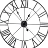Zegary Rzymskie|Zegary Metalowe-CN-121 Zegar metalowy 25 (czarny)