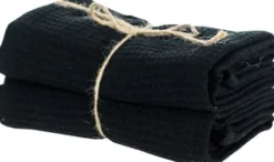 Tekstylia Kuchenne-CN-83 Zestaw dwóch ściereczek kuchennych 3 (czarny)