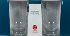 Szkło Stołowe-CN-55 Zestaw 2 kubków szklanych Werona