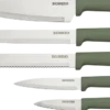 Akcesoria Kuchenne-CN-253 Zestaw noży w bloku Rifle 6elem. (oliwkowy)