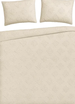Nakrycie Łóżka-CN-251 Zestaw pościeli 51-2 beżowy (200x220cm)