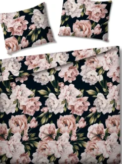 Nakrycie Łóżka-CN-55 Zestaw pościeli Peony 33-1 (160x200cm)
