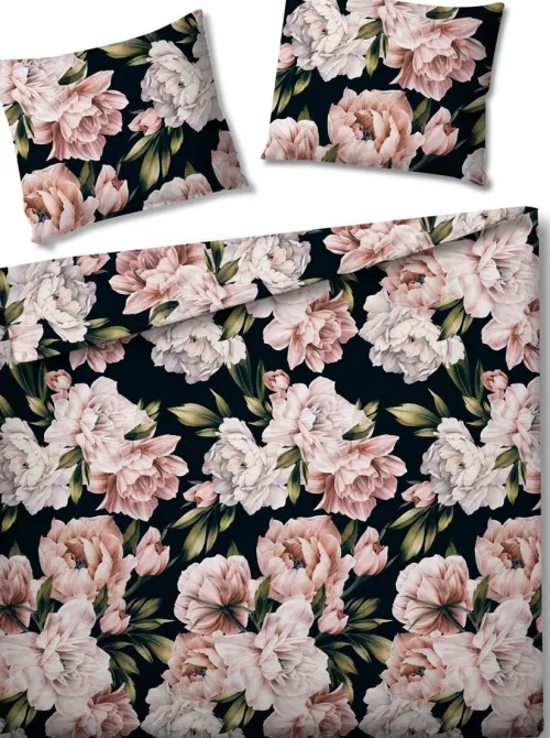 Nakrycie Łóżka-CN-55 Zestaw pościeli Peony 33-1 (160x200cm)