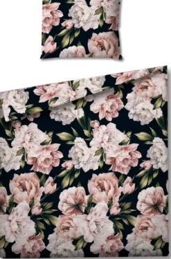Nakrycie Łóżka-CN-55 Zestaw pościeli Peony 33-3 (140x200cm)