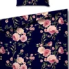 Nakrycie Łóżka-CN-55 Zestaw pościeli Roses 31-3 (140x200cm)