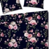 Nakrycie Łóżka-CN-55 Zestaw pościeli Roses 31-1 (160x200cm)