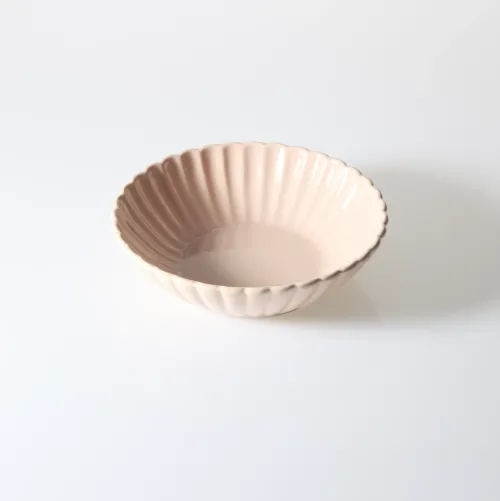 Zastawa Stołowa-CN-196 Zestaw talerzy Lotus 18 elementów (różowy)