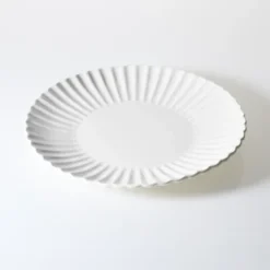 Zastawa Stołowa|Serwisy Obiadowe Białe-CN-185 Zestaw talerzy porcelanowych Lotus 18 elementów (biały)