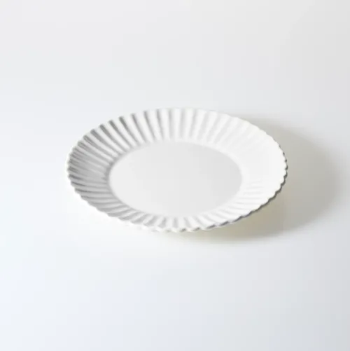 Zastawa Stołowa|Serwisy Obiadowe Białe-CN-185 Zestaw talerzy porcelanowych Lotus 18 elementów (biały)
