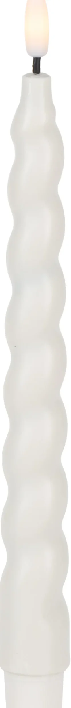 Lampki Nocne, Lampiony I Świece-CN-263 Zestaw 2 świec woskowych LED Cozy Light 4 (biały)