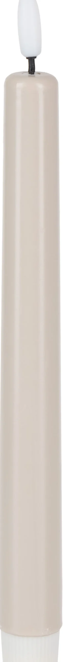 Lampki Nocne, Lampiony I Świece-CN-263 Zestaw 2 świec woskowych LED Cozy Light 5 (beżowy)
