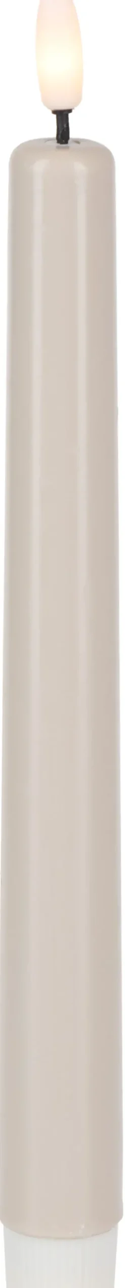 Lampki Nocne, Lampiony I Świece-CN-263 Zestaw 2 świec woskowych LED Cozy Light 5 (beżowy)