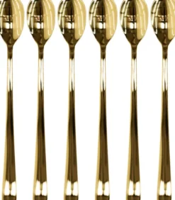 Akcesoria Kuchenne-CN-31 Zestaw łyżeczek do latte Gold (6 szt.)
